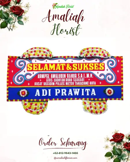 Papan Bunga Ucapan Selamat Sunur